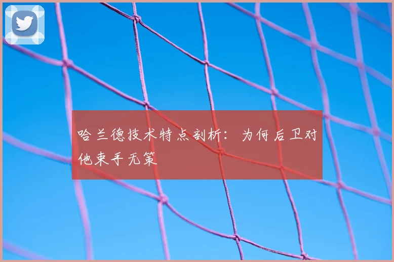 哈兰德技术特点剖析:为何后卫对他束手无策